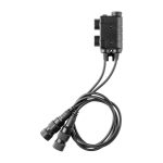 Earmor M56 Dual Comm Tactical PTT for 2x PRC Radios Black
