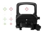 VictOptics SRD 1x23x33 Four Reticle Red Dot Sight Black - obrazek 7