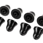 Earmor Replacement Tapered Foam Earplugs For M20T Pro / M200T / P20 / P21 Size M Black