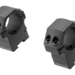 Leapers P.O.I. Medium Profile 1 Inch Dovetail Rings Black