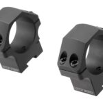 Leapers P.O.I. Low Profile 30 mm Dovetail Rings Black