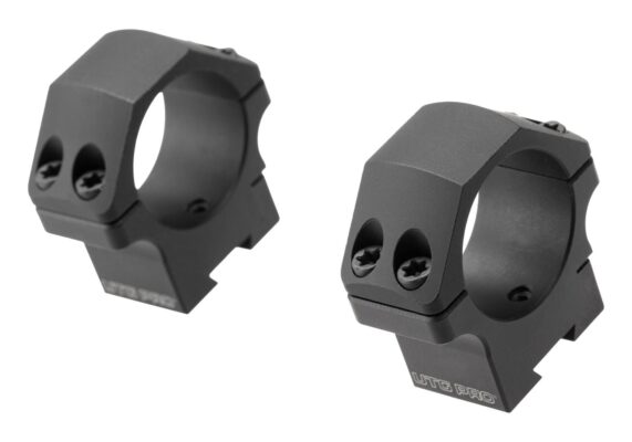 Leapers P.O.I. Low Profile 30 mm Dovetail Rings Black