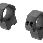 Leapers P.O.I. Medium Profile 30 mm Dovetail Rings Black