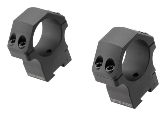 Leapers P.O.I. Medium Profile 30 mm Dovetail Rings Black