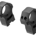 Leapers P.O.I. High Profile 30 mm Dovetail Rings Black