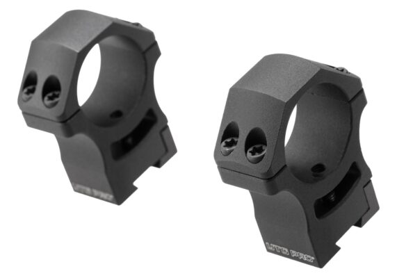 Leapers P.O.I. High Profile 30 mm Dovetail Rings Black