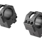 Leapers Medium Profile 1 Inch QD 25 mm Wide Airgun Rings Black