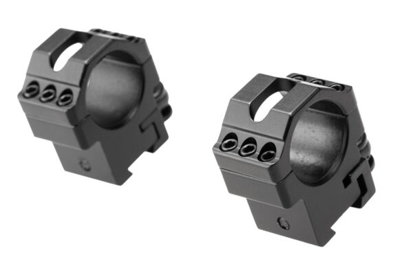 Leapers Medium Profile 1 Inch QD 25 mm Wide Airgun Rings Black