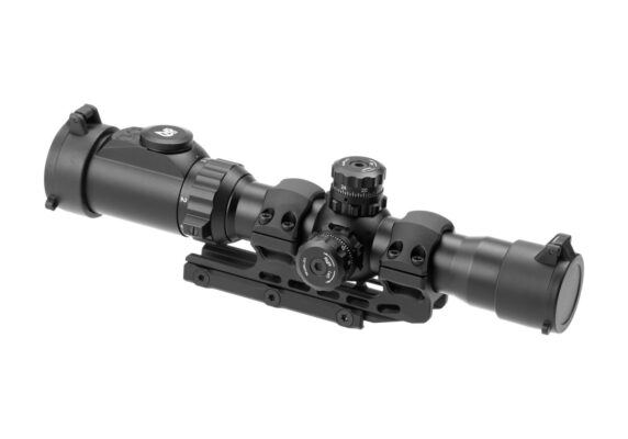 Leapers AccuShot 30mm Tube 1-8x28 Scope BG4 Reticle Black - obrazek 4