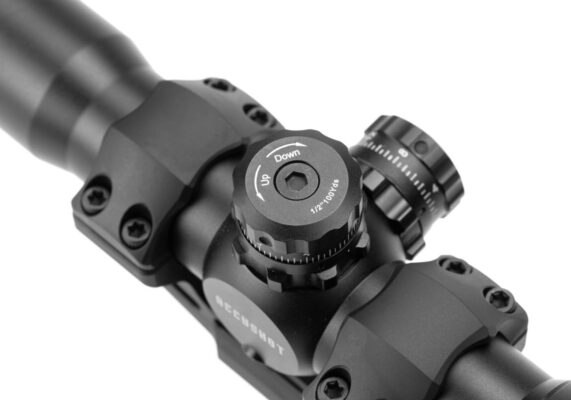 Leapers AccuShot 30mm Tube 1-8x28 Scope BG4 Reticle Black - obrazek 5