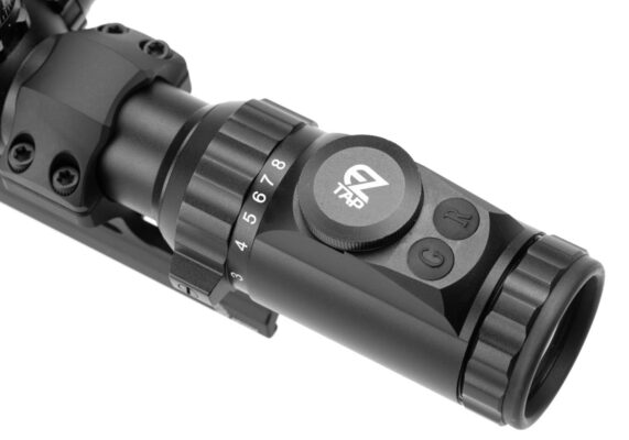 Leapers AccuShot 30mm Tube 1-8x28 Scope BG4 Reticle Black - obrazek 6