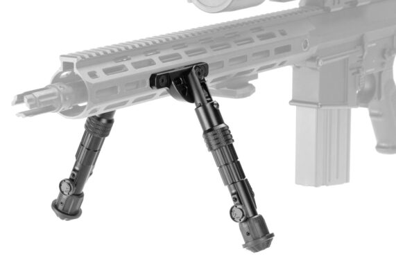 Leapers Recon Flex M-LOK 5.7-8 Inch Center Height Bipod Black
