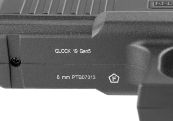 Glock Glock 19 Gen5 Co2 NBB Black - obrazek 4