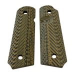 1911 Carbon fiber grip panel - Brown
