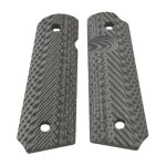 1911 carbon fiber grip panel - Grey