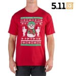 5.11  Edition limited Ugly christmas T-shirt -Size M