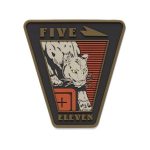 5.11 Mountain Lion Creep Velcro Patch - Grey