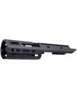 5KU M-Lok handguard rail with charging handle for Cyma MP5 AEG - Black - obrazek 2