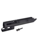 5KU M-Lok handguard rail with charging handle for Cyma MP5K AEG - Black - obrazek 2
