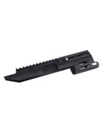 5KU M-Lok handguard rail with charging handle for Cyma MP5K AEG - Black