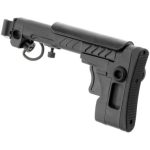 5KU PT-3 style folding telescopic stock for AK E&L - Black