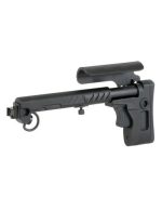 5KU PT-3 style folding telescopic stock for AK E&L - Black - obrazek 3