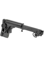 5KU PT-3 style folding telescopic stock for AK E&L - Black - obrazek 4