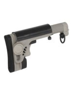 5KU PT-3 style folding telescopic stock for AK E&L - Tan - obrazek 3