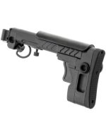 5KU PT-3 style folding telescopic stock for AK GHK/LCT/CYMA - Black - obrazek 2