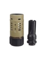 5KU Pyro enhanced muzzle brake 14mm CCW - Tan - obrazek 2