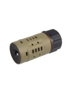 5KU Pyro enhanced muzzle brake 14mm CCW - Tan
