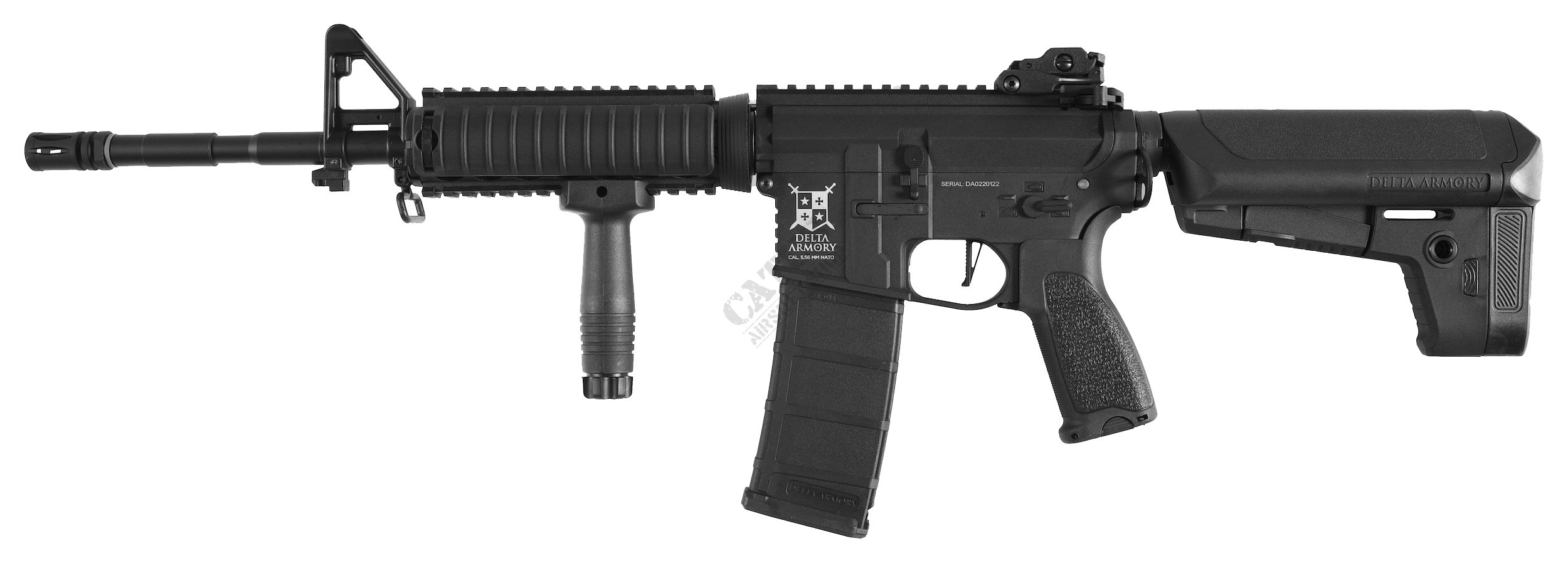 83446 Delta Armory M4 / AR15 RIS CHARLIE – Black - obrazek 1