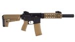 Delta Armory M4 / AR15 SilentOps RIS 7" CHARLIE – Black / Tan - obrazek 2