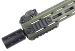 Delta Armory M4 / AR15 M-LOK SilentOps 8" CHARLIE – Green - obrazek 5
