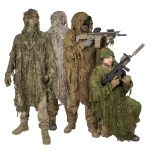 KMCS Ultra-Lite Ghillie Suit Camouflage Poncho – Green - obrazek 7