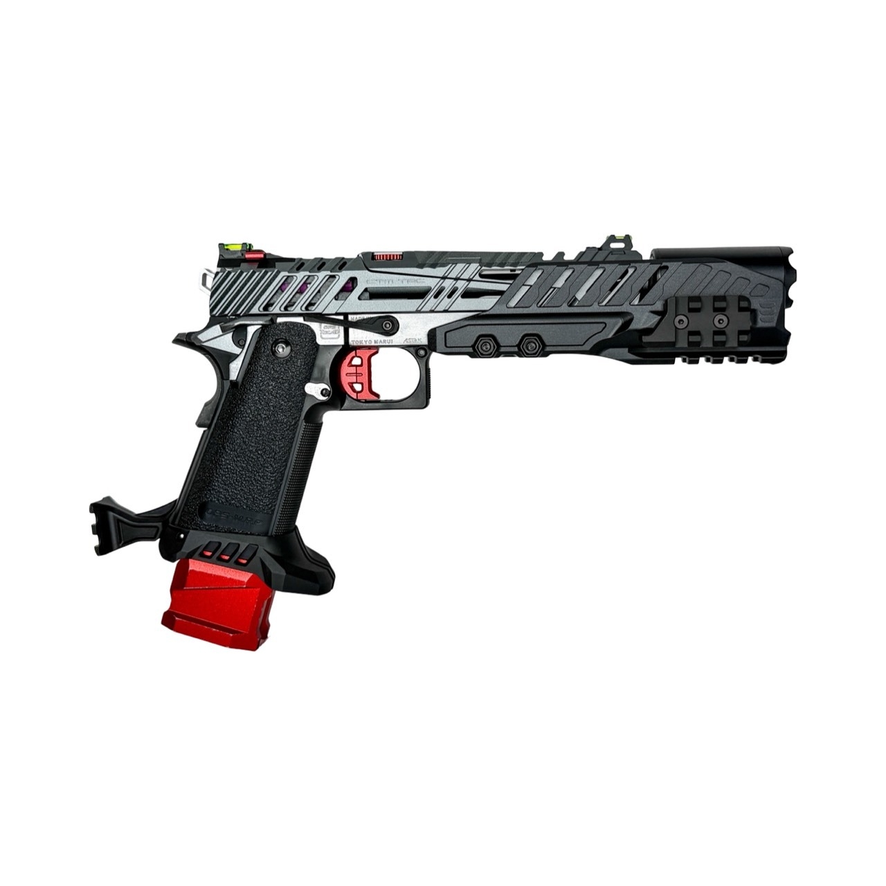 83859 CTM Hi-Capa CNC Extended RIS Rail Blast Shield Long – Black - obrazek 8