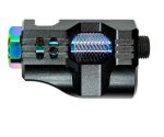 CTM Hi-Capa CNC Aluminum Compensator – Black / Electroplated Rainbow