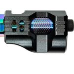 CTM Hi-Capa CNC Aluminum Compensator – Black / Electroplated Rainbow