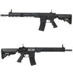 S a T Colt M4 MK16 URG-I 14.5 G3 ETU Airsoft Rifle – Black - obrazek 2