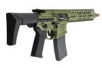 DE Noveske NHR-9 Ghetto Blaster MWS GBBR Airsoft Rifle – Green - obrazek 4