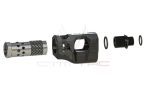 CTM Hi-Capa CNC Aluminum Compensator – Black / Silver - obrazek 5