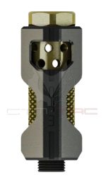 CTM Hi-Capa CNC Aluminum Compensator – Black / Gold - obrazek 4