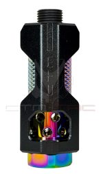 CTM Hi-Capa CNC Aluminum Compensator – Black / Electroplated Rainbow - obrazek 4