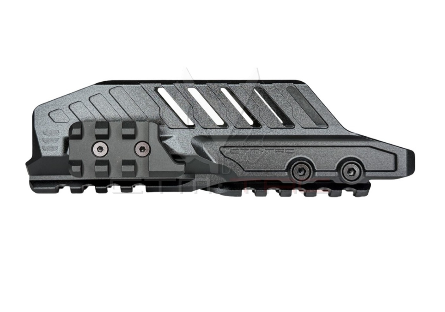 84172 CTM Hi-Capa CNC Extended RIS Rail Blast Shield Long – Black - obrazek 1