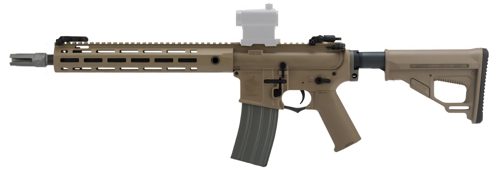 84218 ARES KAC SR-16E Mod2 M-LOK Carbine Airsoft Rifle – Tan - obrazek 6