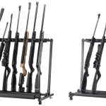 Râtelier vertical en métal pour armes - 5 armes