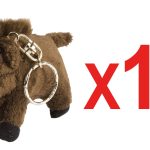 Porte clefs peluche sanglier -