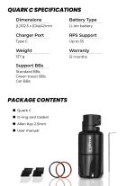 Quark C tracer silencer for ACETECH airsoft shotgun - - obrazek 7
