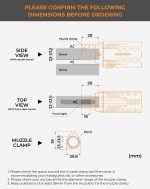Silencieux traceur QUARK R unit ACETECH - TRACER QUARK R UNIT - obrazek 9