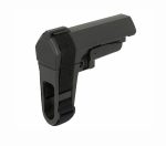Black minimalist stock for M4 AEG - - obrazek 2